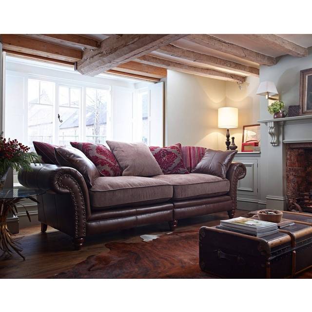 Alexander and James Hudson Pillow Back 4 Seater Sofa - Option 2 or 5