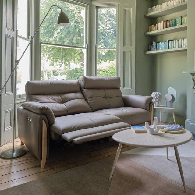 Ercol Mondello 4 Seater Power Recliner Sofa - Large - Fabric Grade P