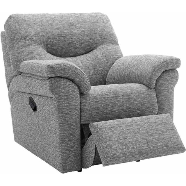 G Plan Washington Recliner Chair - Power Recliner - Fabric - Grade C