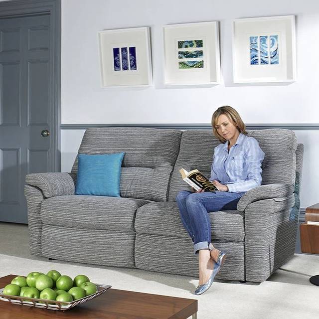 G Plan Washington 3 Seater Recliner Sofa - 3 Seater - Leather Grade N - Power Double