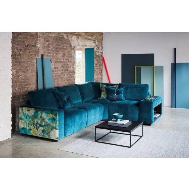 G Plan Vintage Morley 4 Seater Fabric Corner Sofa - Body Accent Fabric