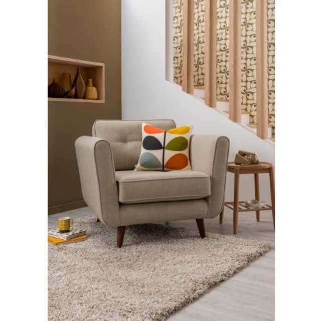 Orla Kiely Ivy Armchair - Premium Plain Fabric