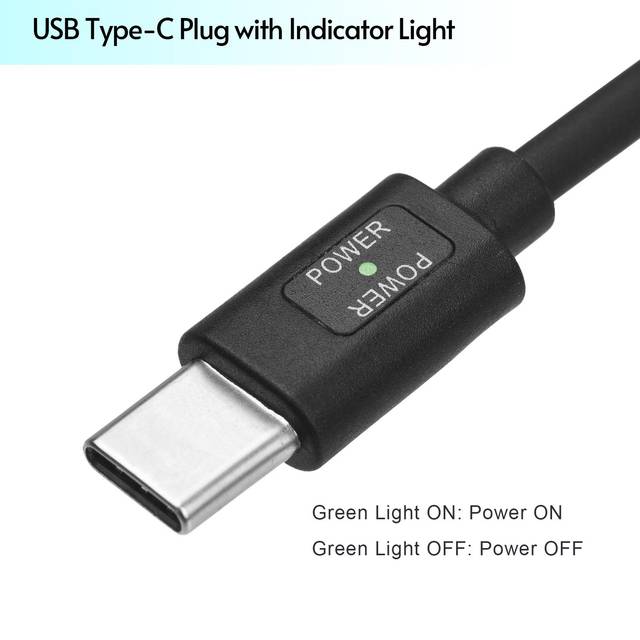 Andoer EN-EL14 Dummy Battery USB-C Coupler Adapter Dummy Battery Coupler with USB Type-C Spring svart