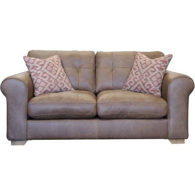 Alexander and James Pemberley Small 2 Seater Sofa - Leather - Byron/Indiana/Satchel/Soul/Eco