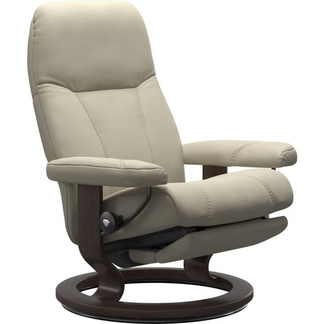 Stressless Consul Chair With Power Dual Motor - Large - Batick Leather