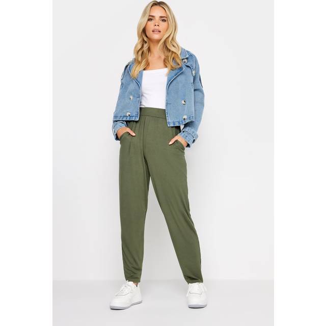 Pixiegirl Khaki Green Harem Trousers 16 Pixiegirl | Petite Women's Slim Trousers