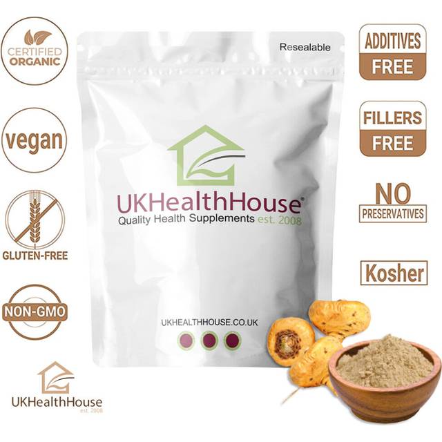 Maca Root Powder 500g Raw (Premium 4 Root, Peruvian Superfood)
