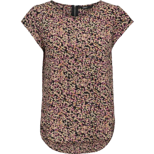 Women's top Only Vic manches courtes - Bleu