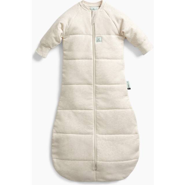 Organic Winter Jersey Sleeping Bag - 3.5 TOG Oatmeal - Beige - 3-12 m