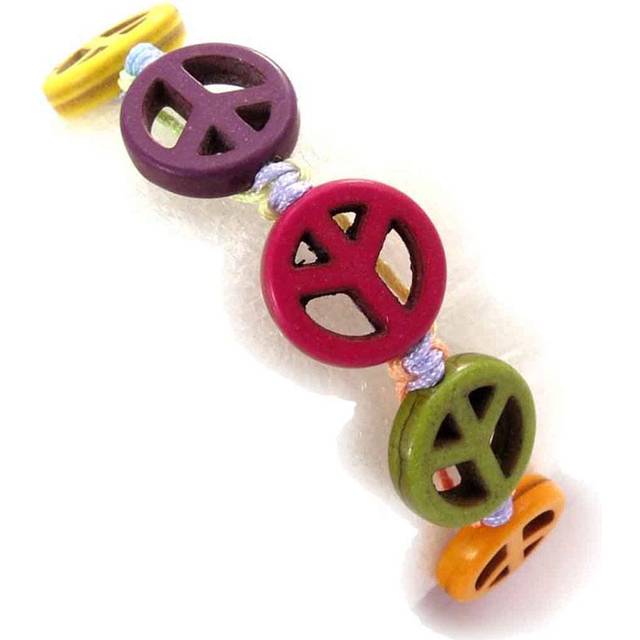Les Trésors De Lily [J8562] - Ethnic bracelet 'Peace' tutti frutti multicolour
