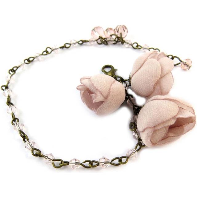 Les Trésors De Lily [P0802] - Artisan bracelet 'Les Antoinettes' old pink (handmade) Rose