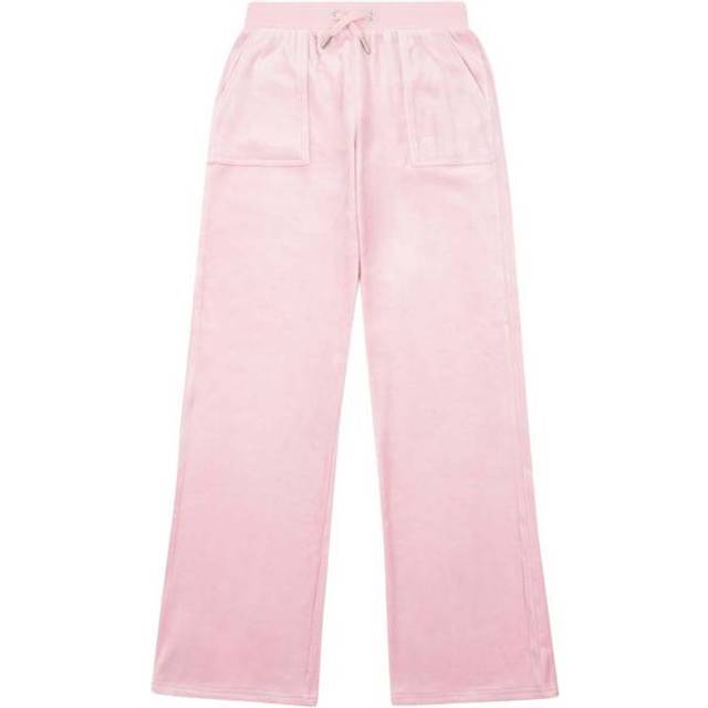 Juicy Couture Kids' Velour Tonal Wide Leg Joggers