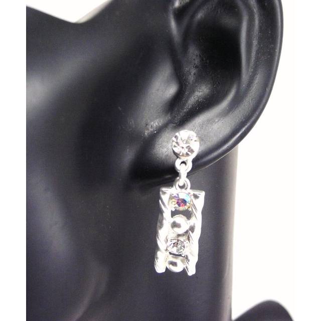Dolce Vita [F4020] - Designer Earrings 'DV - Illuminations' Silver silver