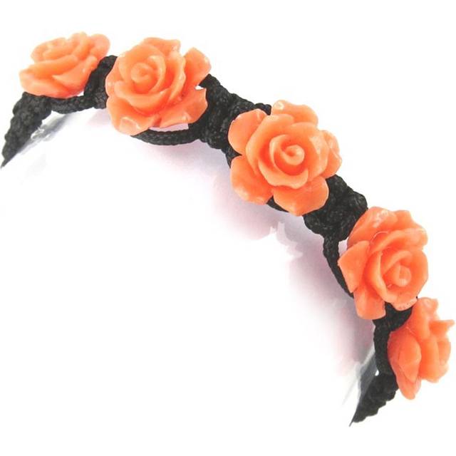 Les Trésors De Lily [N0245] - Shamballa bracelet 'Rosa Romantica' orange orange
