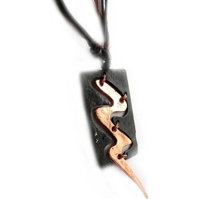 Les Trésors De Lily [E7231] - Designer Necklace 'Garden of Eden' Black Copper black