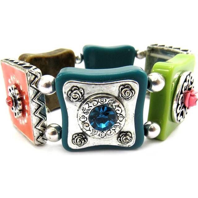 Les Trésors De Lily [G6367] - Designer Bracelet 'Babouchka' tutti frutti multicolour