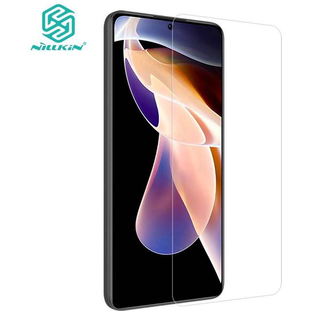 NILLKIN Tempered Glass Redmi Note 11 Pro Plus Xiaomi POCO M4 Pro 5G Screen Protector Anti Scratch Anti-Glare H Series Transparent 9H Screen Film POCO M4 Pro 5G
