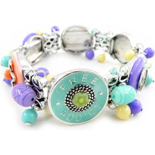 Les Trésors De Lily [H4440] - Multicolored 'Liberty' Designer Bracelet multicolour