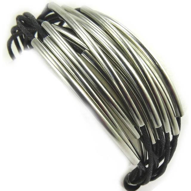 Les Trésors De Lily [M1935] - Black 'Peaceful' designer bracelet black