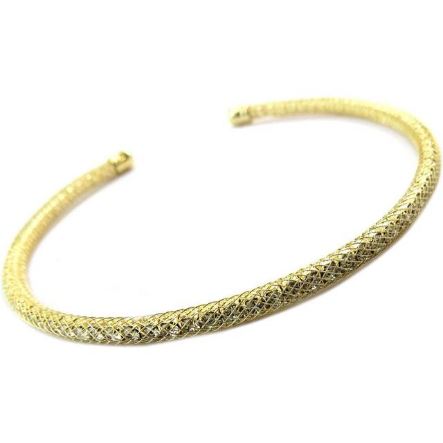 Les Trésors De Lily [P6850] - Designer bracelet 'Sissi' white gold - 60 mm 3 mm gold