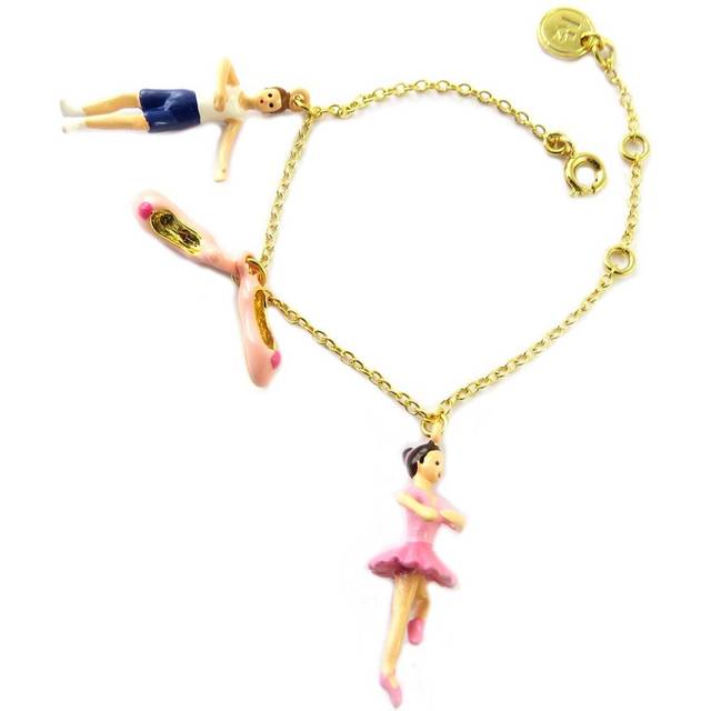 Les Trésors De Lily [P2034] - Handcrafted bracelet 'Marvelous World' (Opera Rats) pink blue gold multicolour