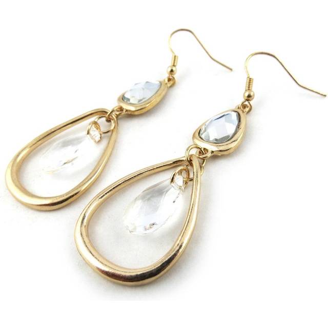 Les Trésors De Lily [N1605] - Designer earrings 'Sissi' white gold gold