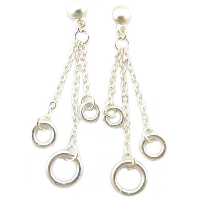 Dolce Vita [P9578] - Designer earrings 'Antica' silver - 7 cm silver
