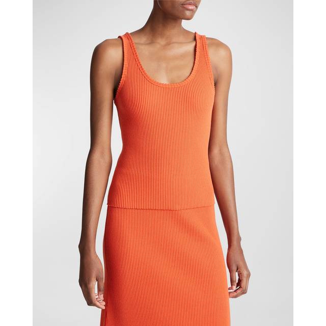 Vince Scoop Neck Rib Tank