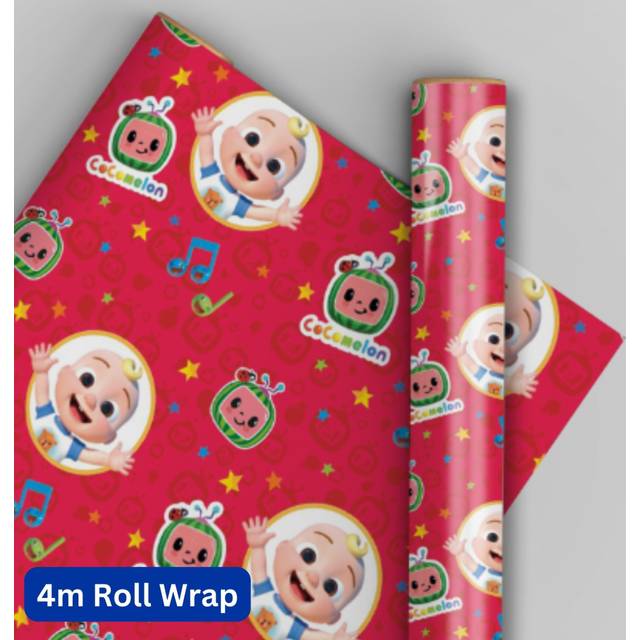 CoComelon Wrapping Paper 4m Roll Wrap