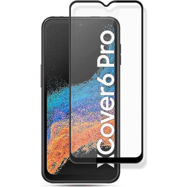 [1-PACK] AMORUS Galaxy Xcover 6 Pro HÃ¤rdat Glas SkÃ¤rmskydd Full Glue - Svart