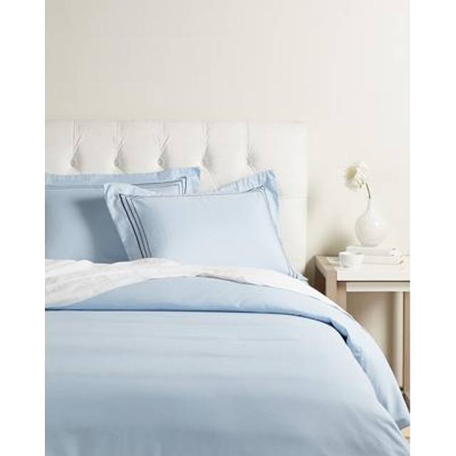 Superior Lorenz Embroidered Button Closure Cotton Duvet Cover Set