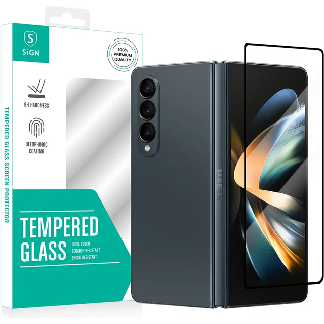 SiGN Galaxy Z Fold 4 HÃ¤rdat Glas SkÃ¤rmskydd 2.5D