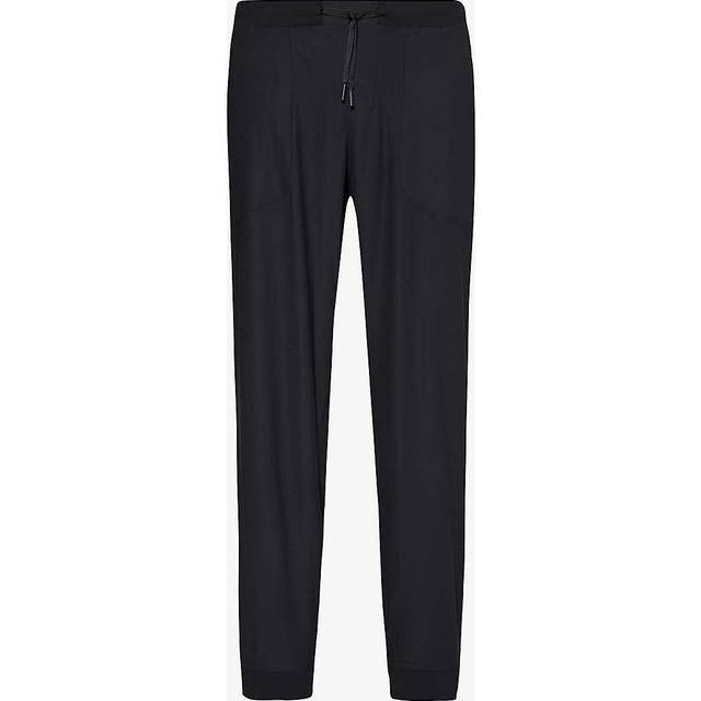 Lululemon Mens Black Abc Stretch Recycled-polyester Jogging Bottoms L - BLACK