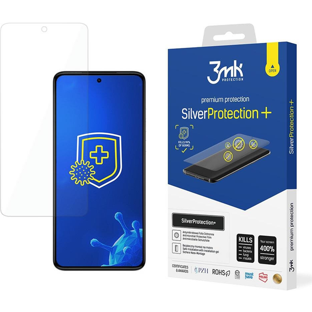3MK Motorola Moto G84 5G Plastfilm skÃ¤rmskydd Silver Protection+