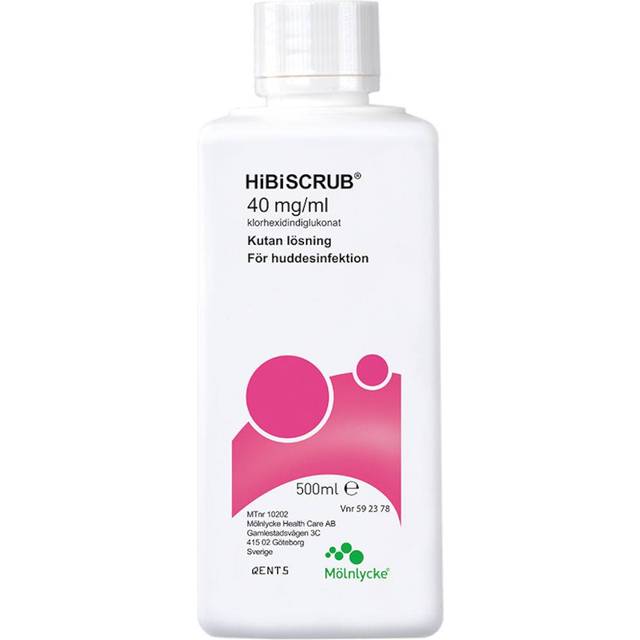 Hibiscrub, kutan lösning 40 mg/ml 500 ml