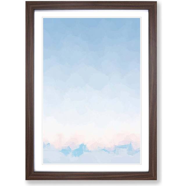 Kiss of the Sun in Abstract - Picture Frame Graphic Art Print - Walnut (60cm H x 40cm W x 2cm D)