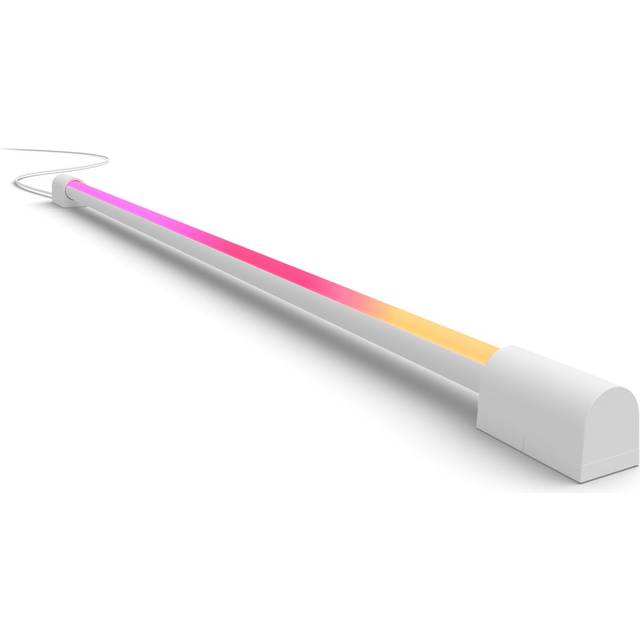 Philips Hue Play Gradient Smart Lighting Adjustable Colour Changing LED Light Tube Compact, 17.4W, 87.7cm, White