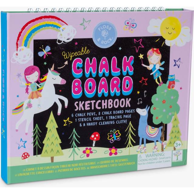Chalkboard Sketchbook - Rainbow Fairy - Arts & Crafts for Ages 4 to 5 - Fat Brain Toys