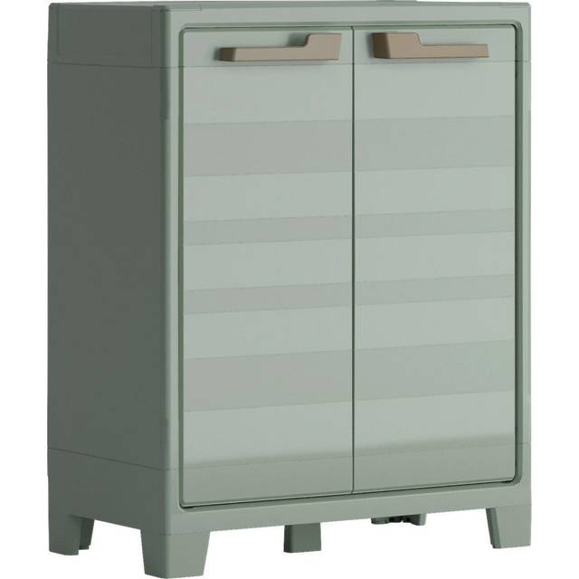 Keter Planet Outdoor Indoor Base Garage Utility Multi purpose Cabinet - Green