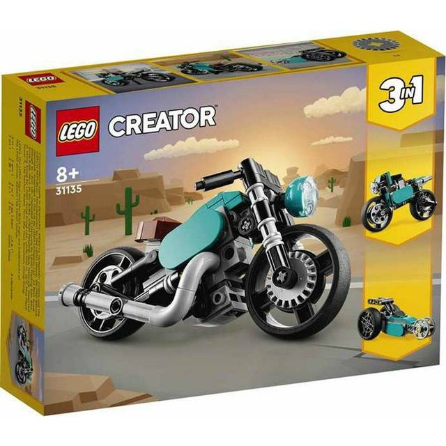 LEGO Creator - Vintage Motorcycle - Building & Construction for Ages 8 to 12 - Fat Brain Toys