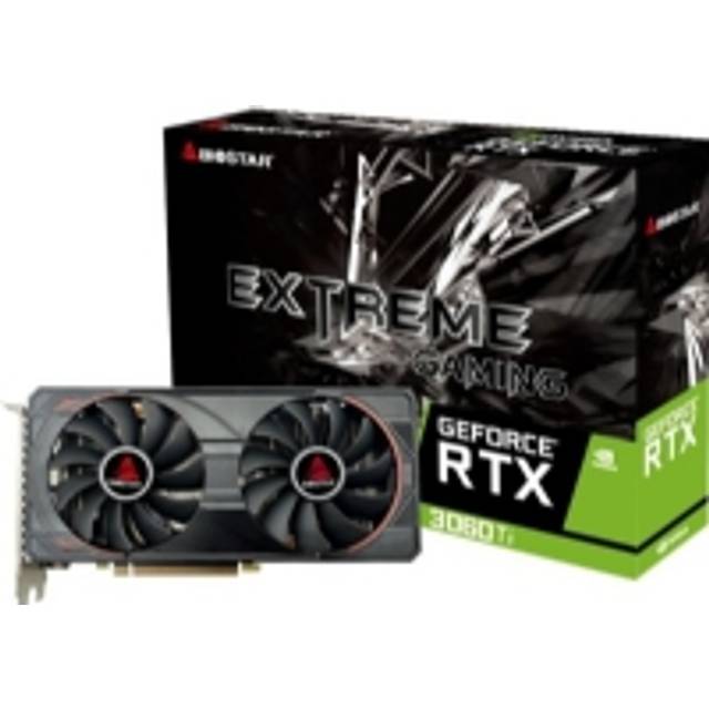 Biostar VN3606TM82, GeForce RTX 3060 Ti, 8 GB, GDDR6, 256 bit, PCI Express 4.0, 2 fläkt/-ar - LHR