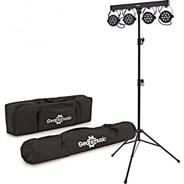 DJ Lights ? Mini Par Can Stage Lighting System by Gear4music 48W
