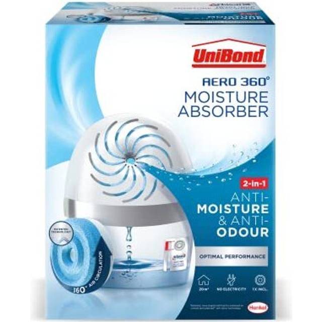 UniBond AERO 360? Moisture Absorber, Ultra-Absorbent Dehumidifier, Helps to Prevent Condensation, Mould & Musty Smells, Refillable Condensation