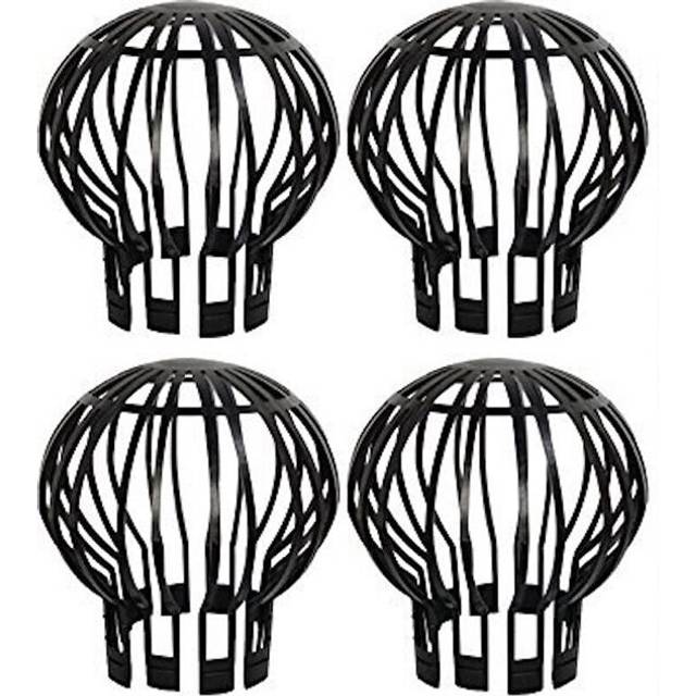 Quality 4PCS Gutter Guard Downspouts Filter Strainer Preventing Leaf Debris Branches Roof Moss From Clogging the Pipes