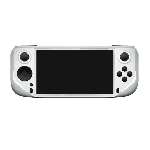 Handheld GAME E6 Handheld GAME Console Portable Video Game Support 5-Inch IPS Retro Gamebox PSP PS1 N64 Connect TV (White 128GB)