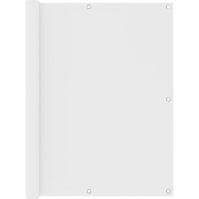 vidaXL Balcony Screen Light Grey 120x600 cm 100% Polyester Oxford