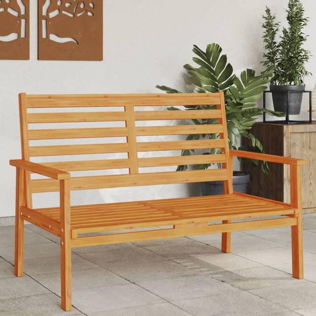 vidaXL Garden Sofa Bench 120 cm Solid Wood Acacia - Brown