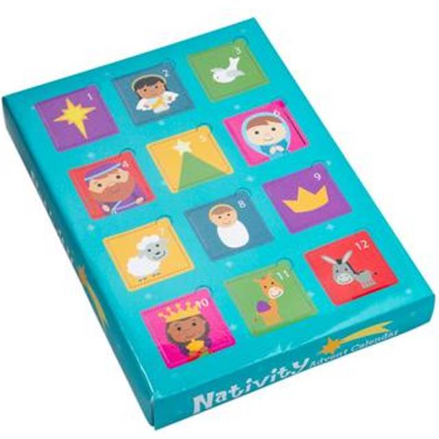 12 Days of Christmas Nativity Toy Advent Calendar Set  12 Pieces  New Toy Each Day