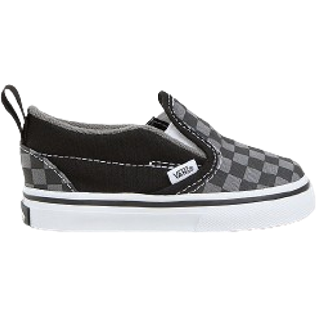 Vans Skor - Slip-on V schackbräde - Svart/Grå - Vans - 23,5 - Skor