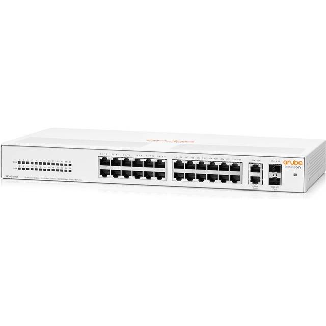 HPE Aruba Networking Aruba Instant On 1430 26G 2SFP Unmanaged L2 Gigabit Ethernet (10/100/1000) 1U